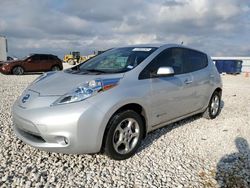 Salvage cars for sale at Taylor, TX auction: 2013 Nissan Leaf S