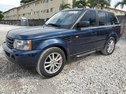 Land Rover salvage cars for sale: 2008 Land Rover Range Rover Sport HSE