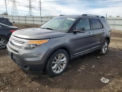 Salvage cars for sale at Elgin, IL auction: 2014 Ford Explorer XLT