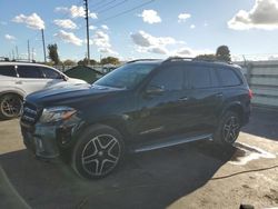 Salvage cars for sale at Miami, FL auction: 2018 Mercedes-Benz GLS 550 4matic