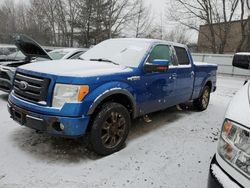 Salvage cars for sale at North Billerica, MA auction: 2010 Ford F150 Supercrew