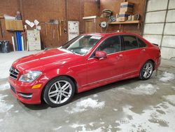 Salvage cars for sale at Ebensburg, PA auction: 2014 Mercedes-Benz C 300 4matic