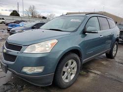 Salvage cars for sale at Littleton, CO auction: 2009 Chevrolet Traverse LT