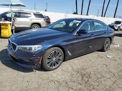 Salvage cars for sale at Van Nuys, CA auction: 2018 BMW 530E