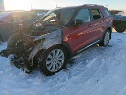 Salvage cars for sale at Anchorage, AK auction: 2020 Ford Explorer Limited