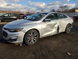 Salvage cars for sale at Chicago Heights, IL auction: 2021 Chevrolet Malibu RS