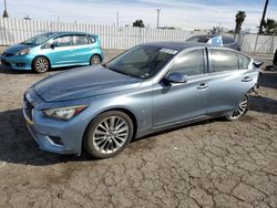 Salvage cars for sale at Van Nuys, CA auction: 2019 Infiniti Q50 Luxe