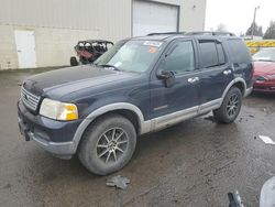 Salvage cars for sale at Woodburn, OR auction: 2002 Ford Explorer XLT