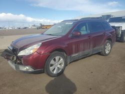 Carros salvage sin ofertas aún a la venta en subasta: 2011 Subaru Outback 2.5I Limited