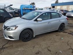 Salvage cars for sale at Woodhaven, MI auction: 2017 Nissan Sentra S