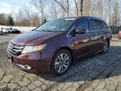 Salvage cars for sale at Portland, OR auction: 2015 Honda Odyssey Touring