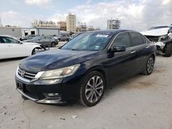 Salvage cars for sale at New Orleans, LA auction: 2015 Honda Accord EXL