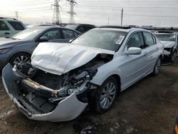 Salvage cars for sale at Elgin, IL auction: 2013 Honda Accord EXL