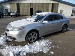 Salvage cars for sale at East Granby, CT auction: 2014 Acura TL Tech