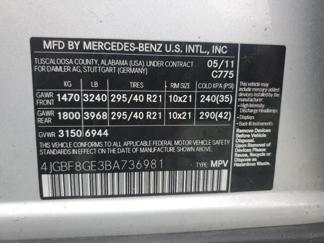 2011 Mercedes-Benz GL 550 4matic