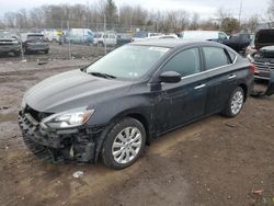 Salvage cars for sale from Copart Chalfont, PA: 2017 Nissan Sentra S