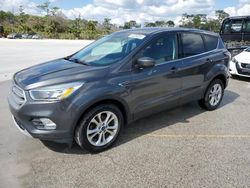 Salvage cars for sale at Fort Pierce, FL auction: 2017 Ford Escape SE