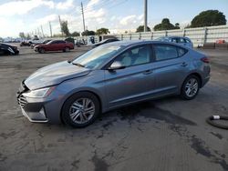 Salvage cars for sale at Miami, FL auction: 2019 Hyundai Elantra SEL