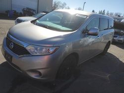 Salvage cars for sale at Woodburn, OR auction: 2012 Nissan Quest S