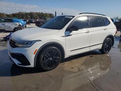 Salvage cars for sale at Apopka, FL auction: 2022 Volkswagen Tiguan SE R-LINE Black