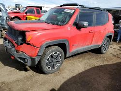 Salvage cars for sale at Brighton, CO auction: 2017 Jeep Renegade Trailhawk