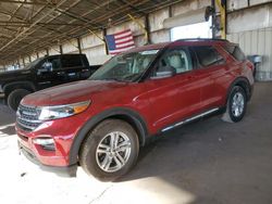 Salvage cars for sale at Phoenix, AZ auction: 2022 Ford Explorer XLT