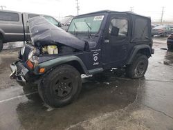 Salvage cars for sale at Sun Valley, CA auction: 1999 Jeep Wrangler / TJ Sport