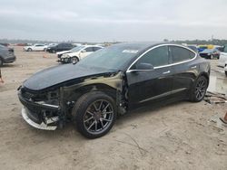 Salvage cars for sale at Houston, TX auction: 2019 Tesla Model 3