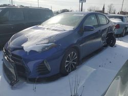 Salvage cars for sale at Dyer, IN auction: 2017 Toyota Corolla L