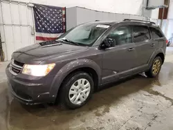 Salvage cars for sale at Avon, MN auction: 2016 Dodge Journey SE