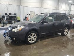 Salvage cars for sale at Wayland, MI auction: 2013 Subaru Outback 2.5I Premium