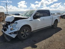 Salvage trucks for sale at Kapolei, HI auction: 2015 Ford F150 Supercrew