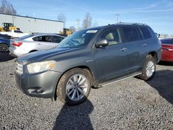 Salvage cars for sale at Portland, OR auction: 2008 Toyota Highlander Hybrid