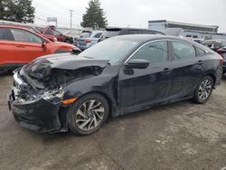 Salvage cars for sale at Moraine, OH auction: 2016 Honda Civic EX