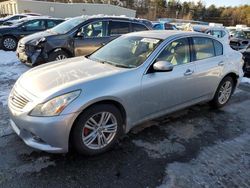 Salvage cars for sale at Exeter, RI auction: 2013 Infiniti G37