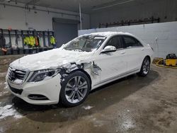 Mercedes-Benz s-Class salvage cars for sale: 2015 Mercedes-Benz S 550 4matic