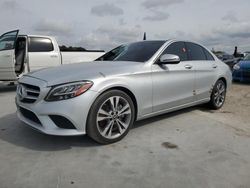 Salvage cars for sale at Apopka, FL auction: 2019 Mercedes-Benz C300