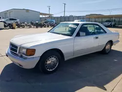 1990 Mercedes-Benz 560 SEC en venta en Grand Prairie, TX