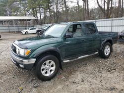 Salvage cars for sale at Austell, GA auction: 2002 Toyota Tacoma Double Cab Prerunner