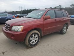 Toyota salvage cars for sale: 2002 Toyota Highlander