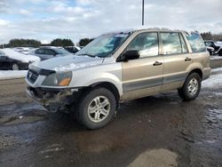 Vehiculos salvage en venta de Copart East Granby, CT: 2005 Honda Pilot LX