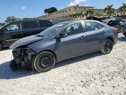 Toyota Corolla Vehiculos salvage en venta: 2018 Toyota Corolla L