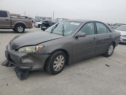 Salvage cars for sale at Grand Prairie, TX auction: 2005 Toyota Camry LE