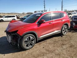 Hyundai Santa fe sel Vehiculos salvage en venta: 2020 Hyundai Santa FE SEL