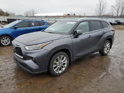 Salvage cars for sale at Columbia Station, OH auction: 2021 Toyota Highlander Hybrid Limited