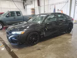 Salvage cars for sale at Franklin, WI auction: 2022 Honda Civic Sport