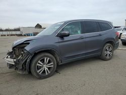 Salvage cars for sale at Fresno, CA auction: 2018 Honda Pilot EX