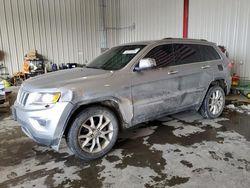 Salvage cars for sale at Appleton, WI auction: 2015 Jeep Grand Cherokee Laredo