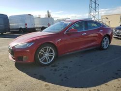 Salvage cars for sale at Hayward, CA auction: 2013 Tesla Model S