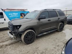 Salvage cars for sale at Haslet, TX auction: 2014 Toyota Sequoia Limited